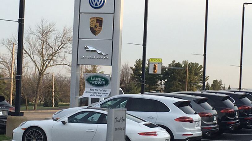 A second White Allen automobile dealership on Ohio 741 will have more access to the existing business, a move that’s expected to cut down on traffic on the state route. NICK BLIZZARD/STAFF PHOTO