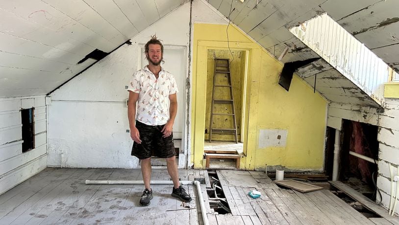 Wes Hartshorn purchases abandoned houses in Dayton and rehabs them as rentals. Contributed photos