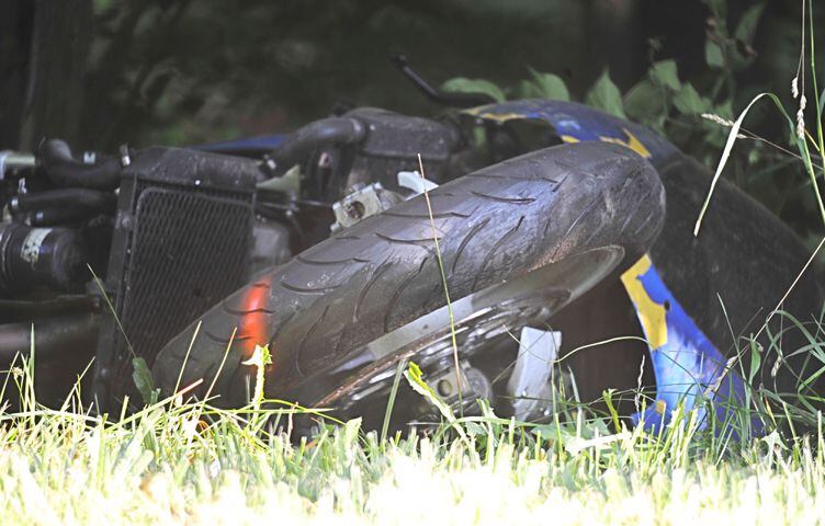 PHOTOS: Serious injuries reported in Vandalia motocycle crash