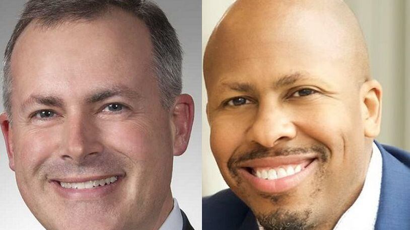 Ohio Treasurer candidate Robert Sprague and Rob Richardson
