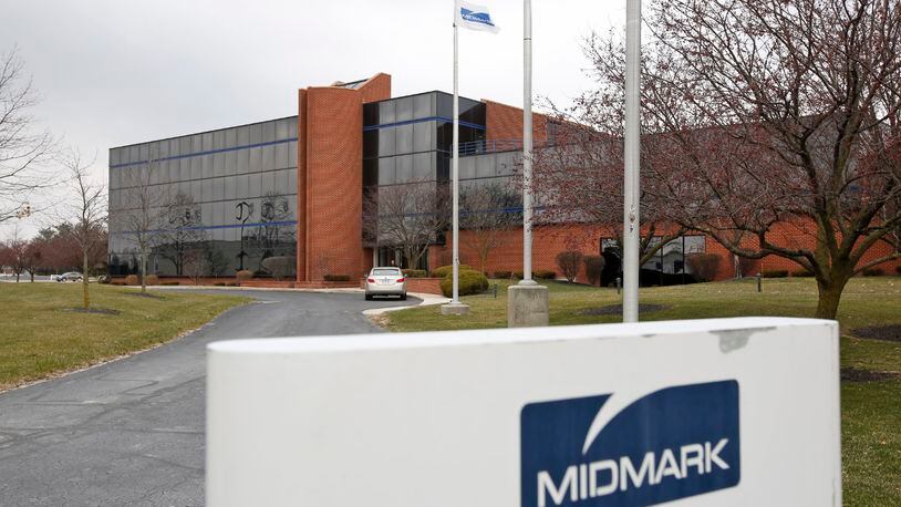 Midmark Corp.’s soon-to-be former headquarters, at the University of Dayton River Campus. TY GREENLEES / STAFF