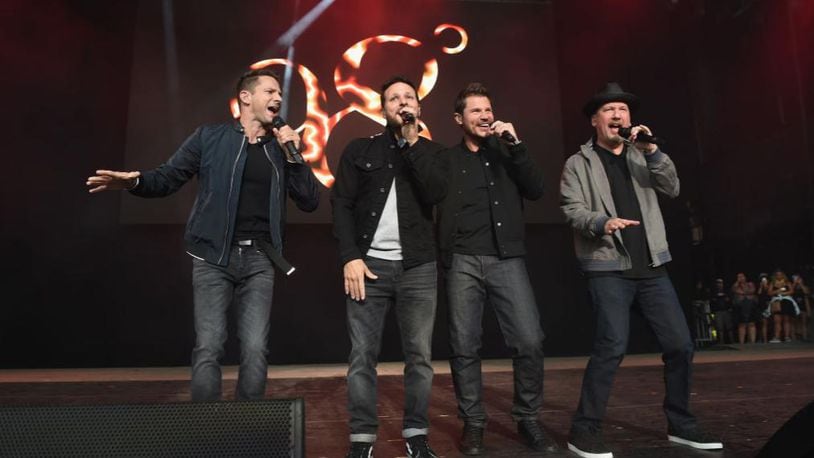The 1990s boy band 98 Degrees had to contend with a controversy surrounding their tour buses Tuesday in Connecticut.