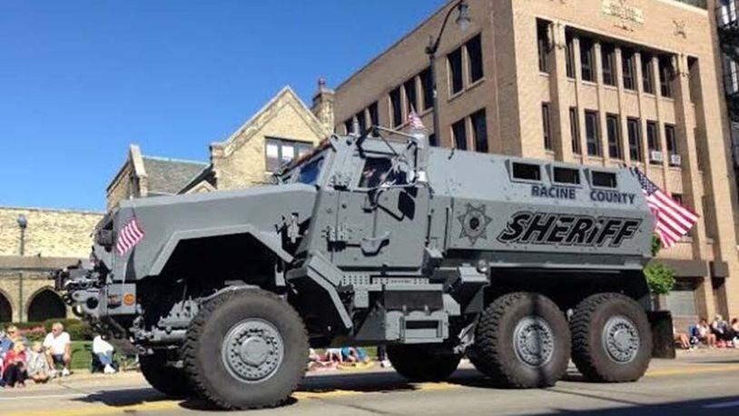 This is an MRAP armored vehicle that is similar to the two that Monroe police will be acquiring from the federal government.