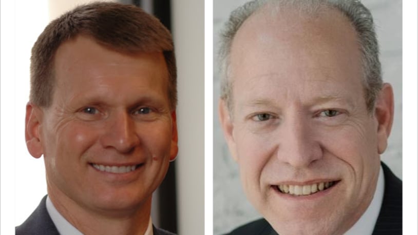Chris Epley, left, and Marshall Lachman, right, are running for a seat on the Second District Court of Appeals.