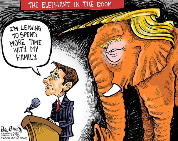 Week in cartoons: Paul Ryan, swamp draining and more