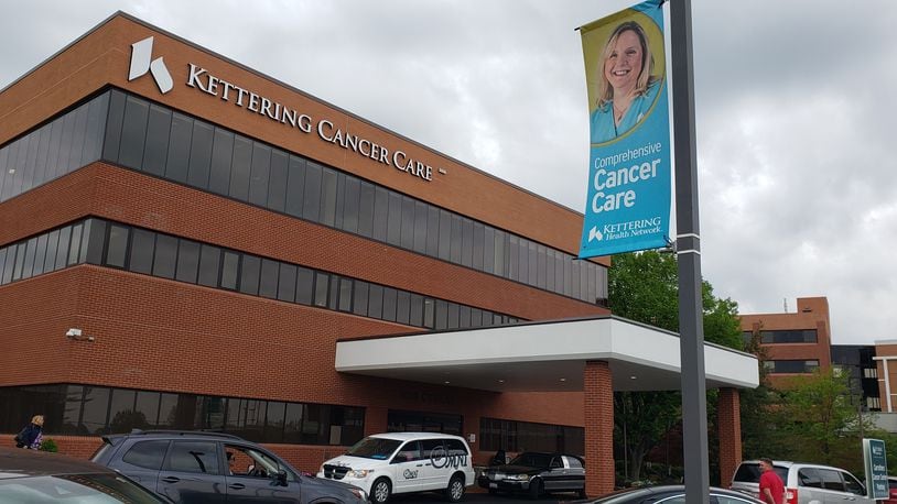 Kettering Health Network’s Fort Hamilton Hospital celebrated its expanded cancer center and the addition of Kettering Cancer Care services in April. ERIC SCHWARTZBERG/STAFF