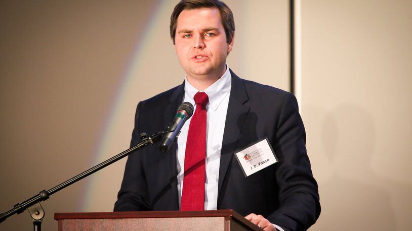 Author and Middletown native J.D. Vance is in the process of launching a non-profit called Ohio Renewal. The non-profit will help address many of the issues he wrote about in his book, “Hillbilly Elegy: A Memoir of a Family and Culture in Crisis.” GREG LYNCH/STAFF 2016