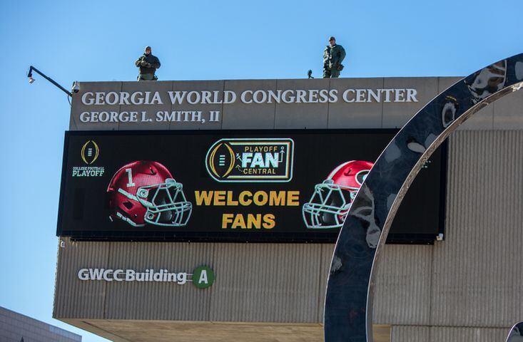 Photos: The scene as Georgia, Alabama prepare for national title game