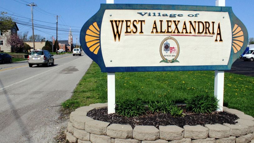 The village of West Alexandria, located west of Dayton in Preble County. BYRON STIRSMAN / STAFF