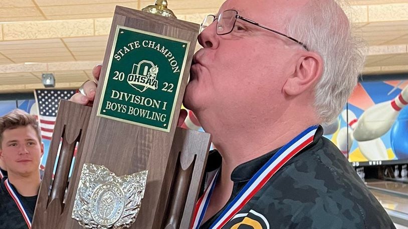 Greater Dayton USBC hall of famer Andy Parker coached a Centerville boys team that won both a state and national title in 2022 - CONTRIBUTED