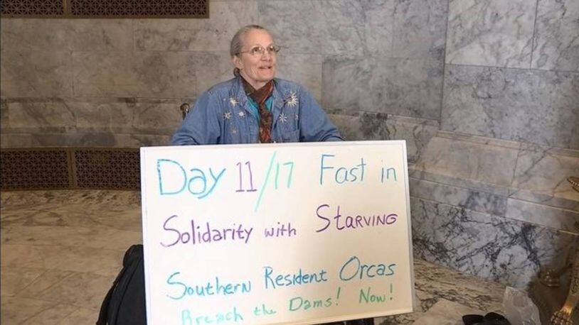 Lanni Johnson is in the 11th day of a scheduled 17-day hunger strike.