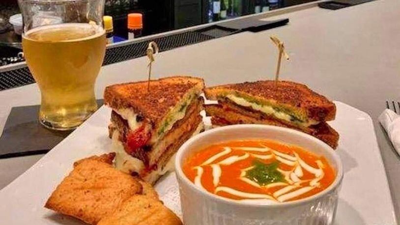 Toasty Tuesdays at Ends Brewing Company features gourmet grilled cheese sandwiches paired with a cup of roasted tomato and gouda cheese soup. CONTRIBUTED