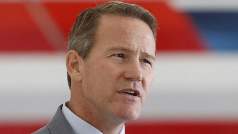 Ohio Lt. Gov. Jon Husted unveiled the revamped OhioMeansJobs.com website Monday, March 8, 2021.