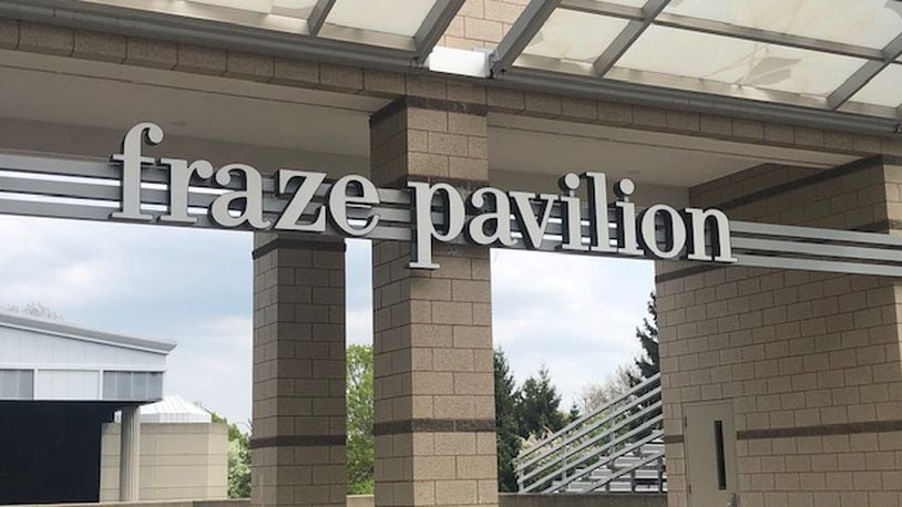 The Fraze Pavilion in Kettering will be among more than 20 city-owned facilities where touchless faucets will be installed. NICK BLIZZARD/STAFF