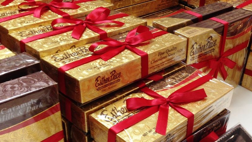 Esther Price Candies in Dayton sells over half a million boxes of assorted chocolates every year.