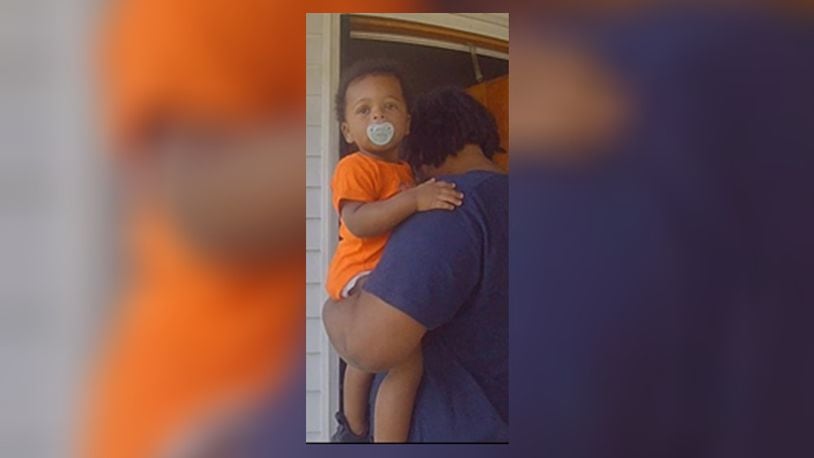 Trotwood police are searching for Cannon Harris-Brown after the 1-year-old's non-custodial father reportedly did not return the boy following a visit. Photo courtesy Trotwood Police Department.
