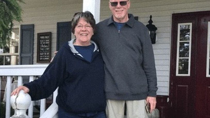 Bill Ragle and his wife, LuAnn, after his surgery. CONTRIBUTED