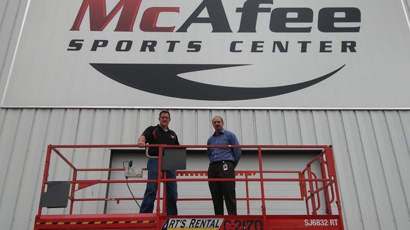 A Beavercreek sports center has ended its partnership with locally owned McAfee Heating & Air Conditioning.