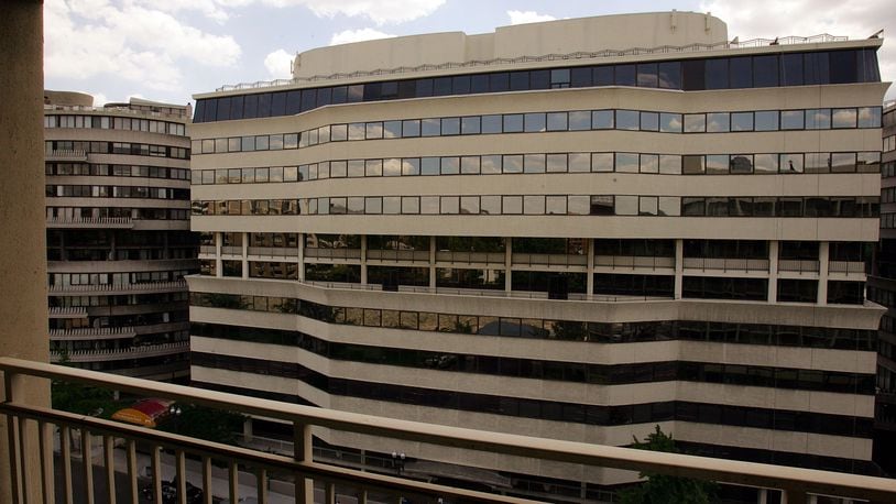 No one was injured in a fire in a vacant apartment at the iconic Watergate complex in Washington, D.C.