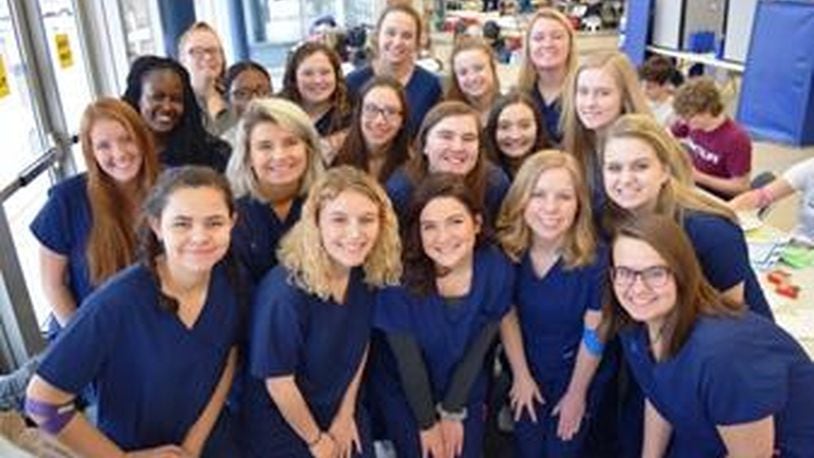The contributions of the Fairmont Career Tech Center’s Allied Health student volunteers are one reason why Fairmont’s blood drives are successful. CONTRIBUTED