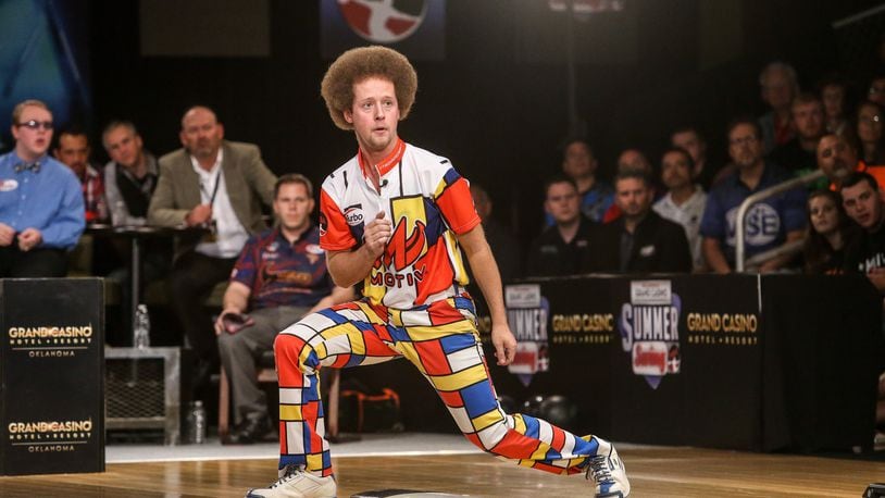 Kyle Troup, always a colorful figure, returns to defend his PBA Xtra Frame Kenn-Feld Group Classic title at Pla-Mor Lanes in Coldwater this week. CONTRIBUTED PHOTO