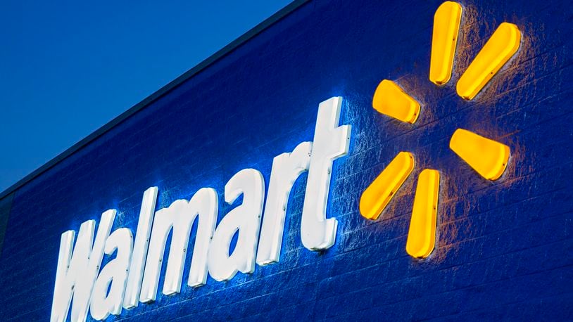 A Walmart store exterior at night. The company is offering a first look at its newly remodeled Supercenter at 1701 W. Dorothy Lane in Moraine on Friday, Sept. 30, 2022, and Saturday, Oct. 1, 2022. CONTRIBUTED