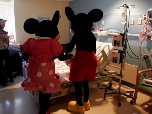 Mickey, Minnie visit Children's Medical Center