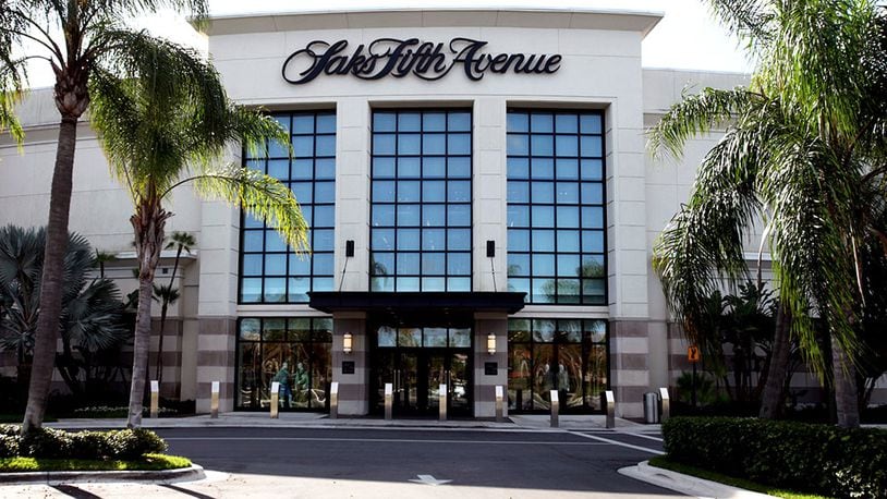 Saks Fifth Avenue at the Gardens Mall in Palm Beach Gardens. (Palm Beach Post file photo)