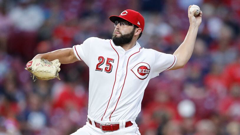 CINCINNATI, OH - AUGUST 15: Cody Reed #25 of the Cincinnati Reds pitches in the third inning against the Cleveland Indians at Great American Ball Park on August 15, 2018 in Cincinnati, Ohio. (Photo by Joe Robbins/Getty Images)