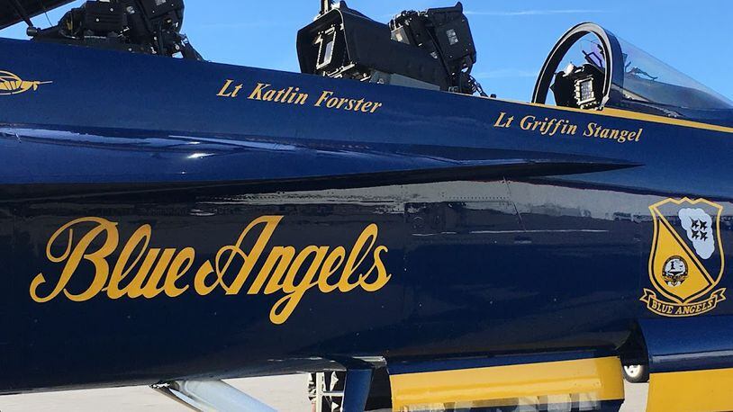 The U.S. Navy Blue Angels will appear at the 2022 CenterPoint Energy Dayton Air Show. THOMAS GNAU/STAFF