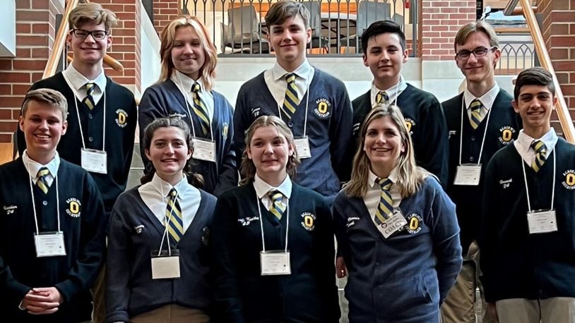 The Oakwood High School academic decathlon team has won nine straight division national titles, records show. CONTRIBUTED