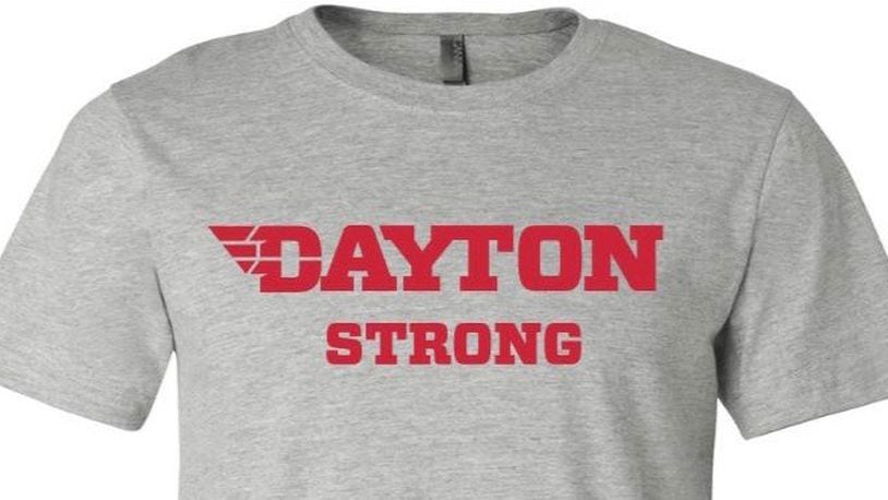 UD-themed Dayton Strong T-shirt. CONTRIBUTED