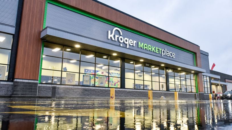 Kroger aims to replace an existing storefront at 155 N. Heincke Road in Miamisburg with a larger Marketplace location like the one pictured here in Butler County's Liberty Twp., which opened Thursday, October 29, 2020. STAFF FILE PHOTO