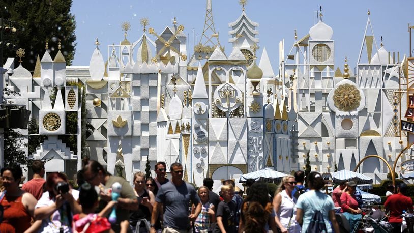 The line at the It's a Small World ride at Disneyland in Anaheim, Calif., on June 30, 2017. (Gary Coronado/Los Angeles Times/TNS)