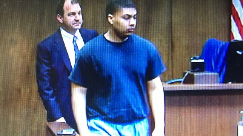 Kylen Gregory, 19, of Kettering, will either spend time in prison or be free on his 21st birthday after admitting to his role in the fatal shooting of 16-year-old Ronnie Bowers in 2016. FILE