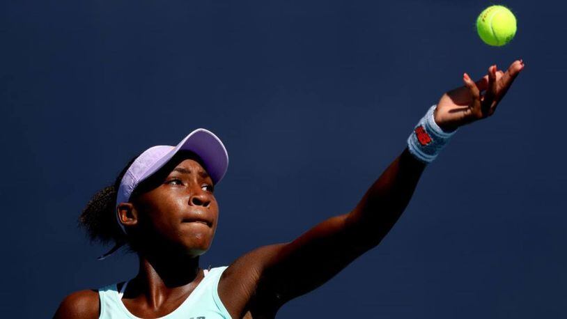 Florida teenager Cori "Coco" Gauff qualified for the main draw at Wimbledon on Thursday.