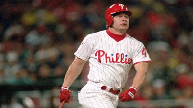 Lenny Dykstra batted .305 in 1993, the year he helped the Philadelphia Phillies reach the World Series.