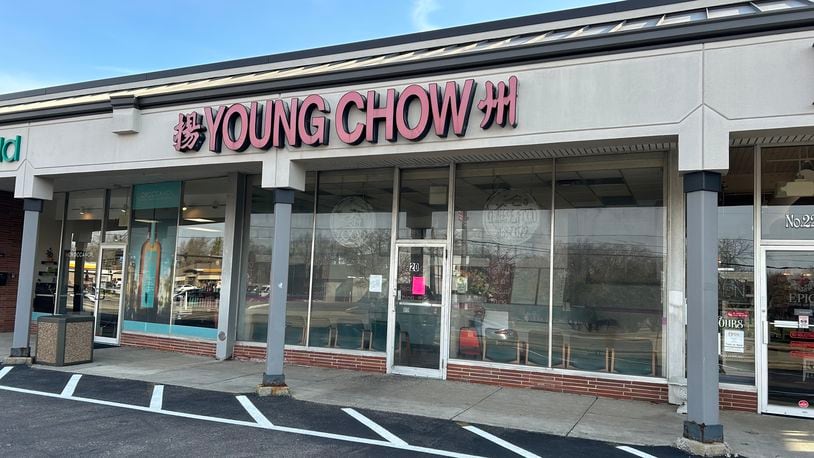 Young Chow at 20 W. Stroop Road is closed after Kettering’s chief code official found “unsafe equipment” and conditions “unfit for human occupancy,” a document on the property Tuesday states. JEREMY KELLEY/STAFF
