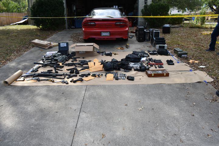 PHOTOS: Recovered items from site of Riverside standoff