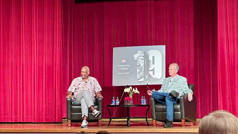 On April 18, 2024, Gene Smith held a Q and A to mark the end of his tenure as Ohio State director of athletics with Doug Lesmerisis.
