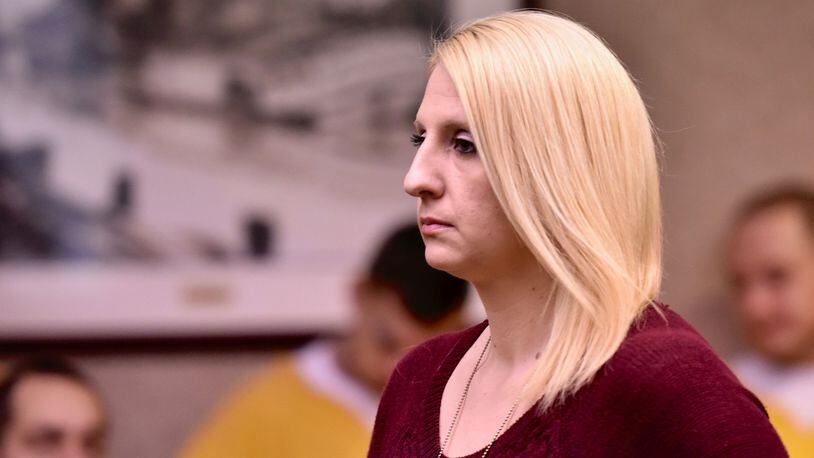 Erica Robinson pleaded guilty Monday to tampering with evidence for dumping Leslie Dalton s body after her overdose. Robinson is schedueld to be sentenced next month. NICK GRAHAM/STAFF