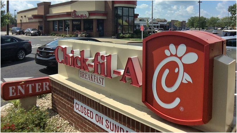 The Chick-fil-A restaurant at 1482 Miamisburg-Centerville Road in Washington Twp. reopened today after being closed for renovations for about six months. FILE PHOTO