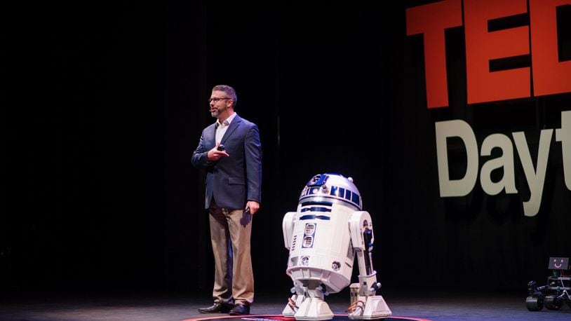 Joshua Montgomery's 2020 TedXDayton talk is about how building “Star Wars” droids made him a better teacher. CONTRIBUTED