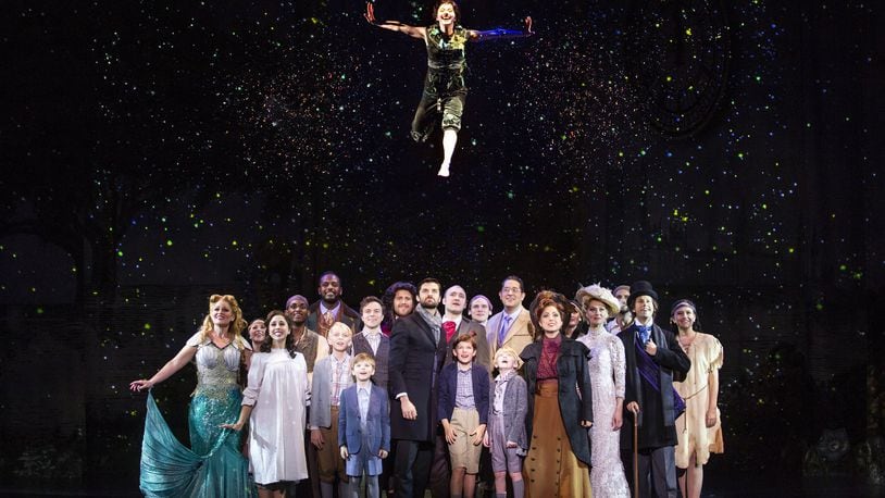 The Victoria Theatre Association’s Premier Health Broadway Series presentation of the local premiere of the 2015 Broadway musical “Finding Neverland,” the story of playwright and “Peter Pan” creator J.M. Barrie, continues through Jan. 20 at the Schuster Center. CONTRIBUTED/JEREMY DANIEL
