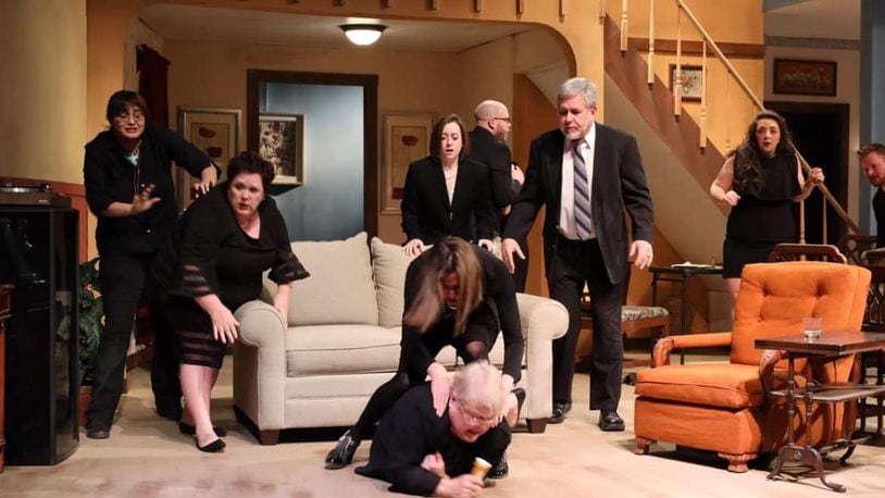 The cast of Dayton Playhouse's production of "August: Osage County." PHOTO BY RICK FLYNN PHOTOGRAPHY