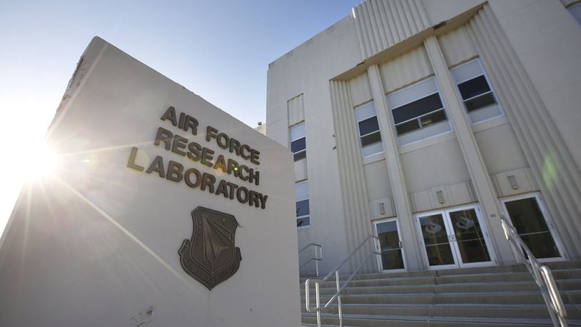 Air Force Research Laboratory headquarters at Wright-Patterson Air Force Base. The AFRL has a workforce of more than 10,000 worldwide, with 60 percent based at Wright-Patt. TY GREENLEES / STAFF