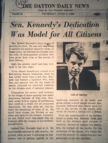 Robert F. Kennedy news coverage