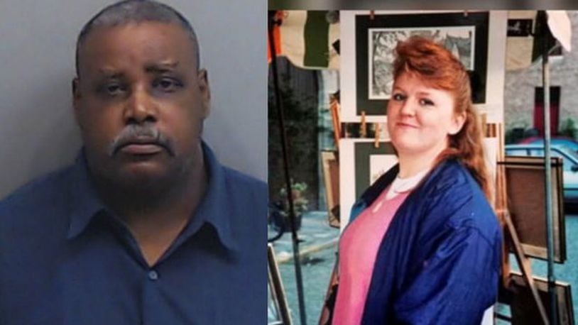 Murder suspect Jerry lee, left, is accused of killing Lorrie Ann Smith in 1997 in a case that's been cold for 21 years. Lee was caught when authorities used ancestry websites to track the DNA they had collected at the crime scene.