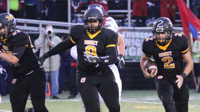 Sidney senior RB Isaiah Bowser (right). CONTRIBUTED PHOTO