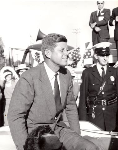 JFK's visits to Miami Valley